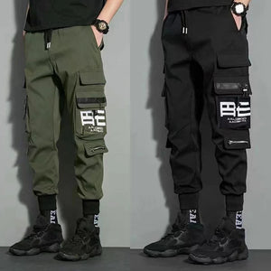 Multi Pocket Drawstring Cargo Pants