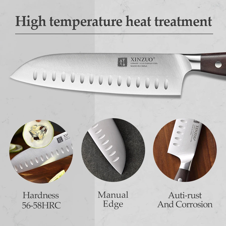 XINZUO Professional Full 7 PCS Knife Set