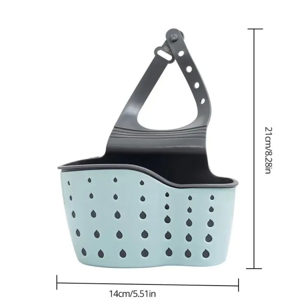 Sky Blue Sink Storage & Drainage Rack
