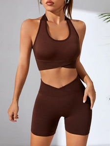 Yoga Sets Hip Lift Set Sports Bra+Shorts