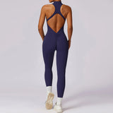 V Back One-piece Suit Women Sports Jumpsuit