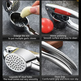 Zinc Alloy Garlic Press Manually Mashed Garlic Machine