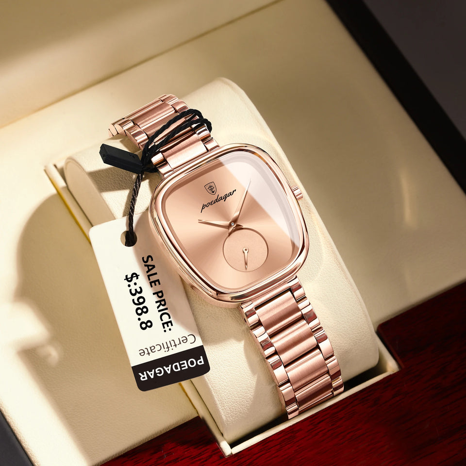POEDAGAR Luxury Watch for Woman Waterproof