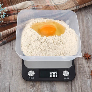 15kg/1g Kitchen Scale - Smart Electronic Digital Scale