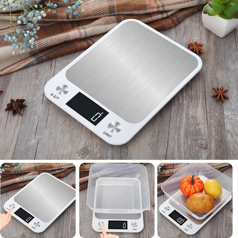 15kg/1g Kitchen Scale - Smart Electronic Digital Scale