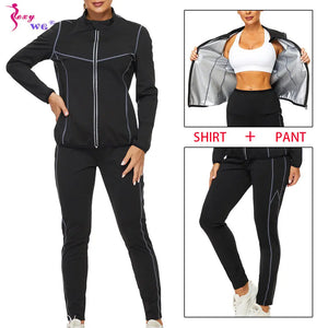 SEXYWG Sauna Set for Women Weight Loss Suit