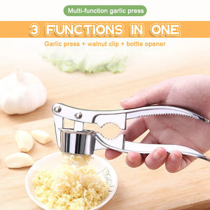 Stainless Steel Garlic Press