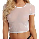 Sexy Women’s Mesh Crop Top