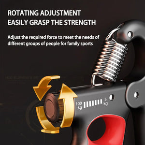 Adjustable Grip Strengthener - 5-100kg Wrist Expander