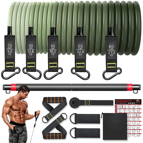 Resistance Band Set - 5 Tube Workout Band