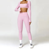 2PCS Yoga Suit Sports Set Women Quick