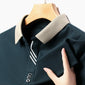 Men's Solid Color Casual Fashion Short Sleeved POLO Shirt Summer Comfortable Top